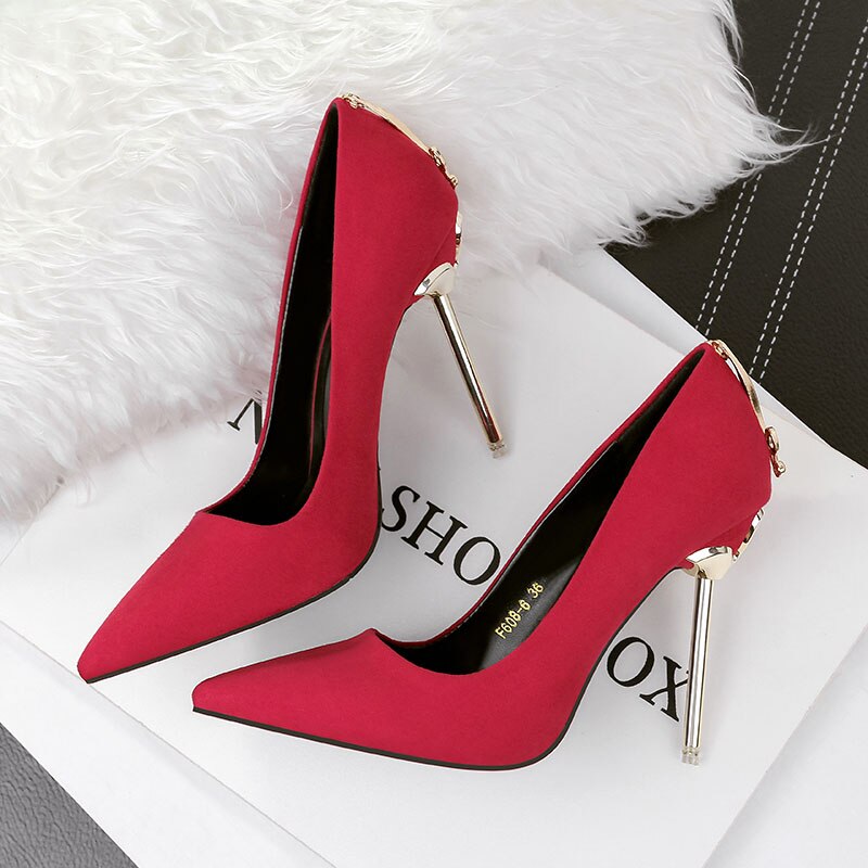 Ladies High Heels Women Shoes Pumps High Heel Stiletto Sexy Wedding Shoes Woman 2020 Pumps Black Red Tacones Mujer